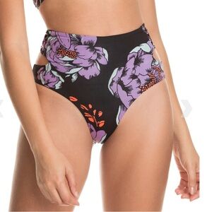 Maaji Mauve Moonlight Cutout Bikini Bottom - Reversible